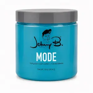 Johnny B Mode Styling Gel - Long-Lasting Wear, No Flaking, (16oz)