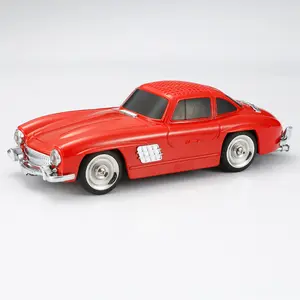 Car model speaker, Mercedes-Benz classic sports car Bluetooth speaker, gift retro audio system
