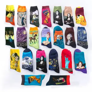 3D Retro Painting Art Socks