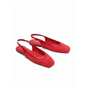 Cider WOVEN SLINGBACK FLATS