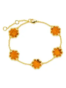 Rose Petal Station Bracelet Rose Petal Station Bracelet