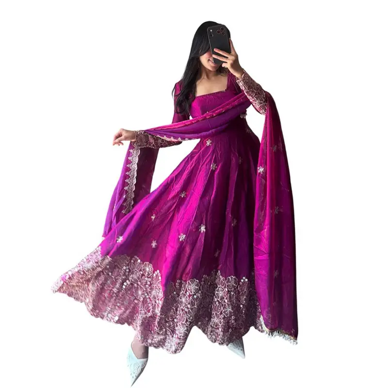 The Anarkali Suit (Fendi Silk)