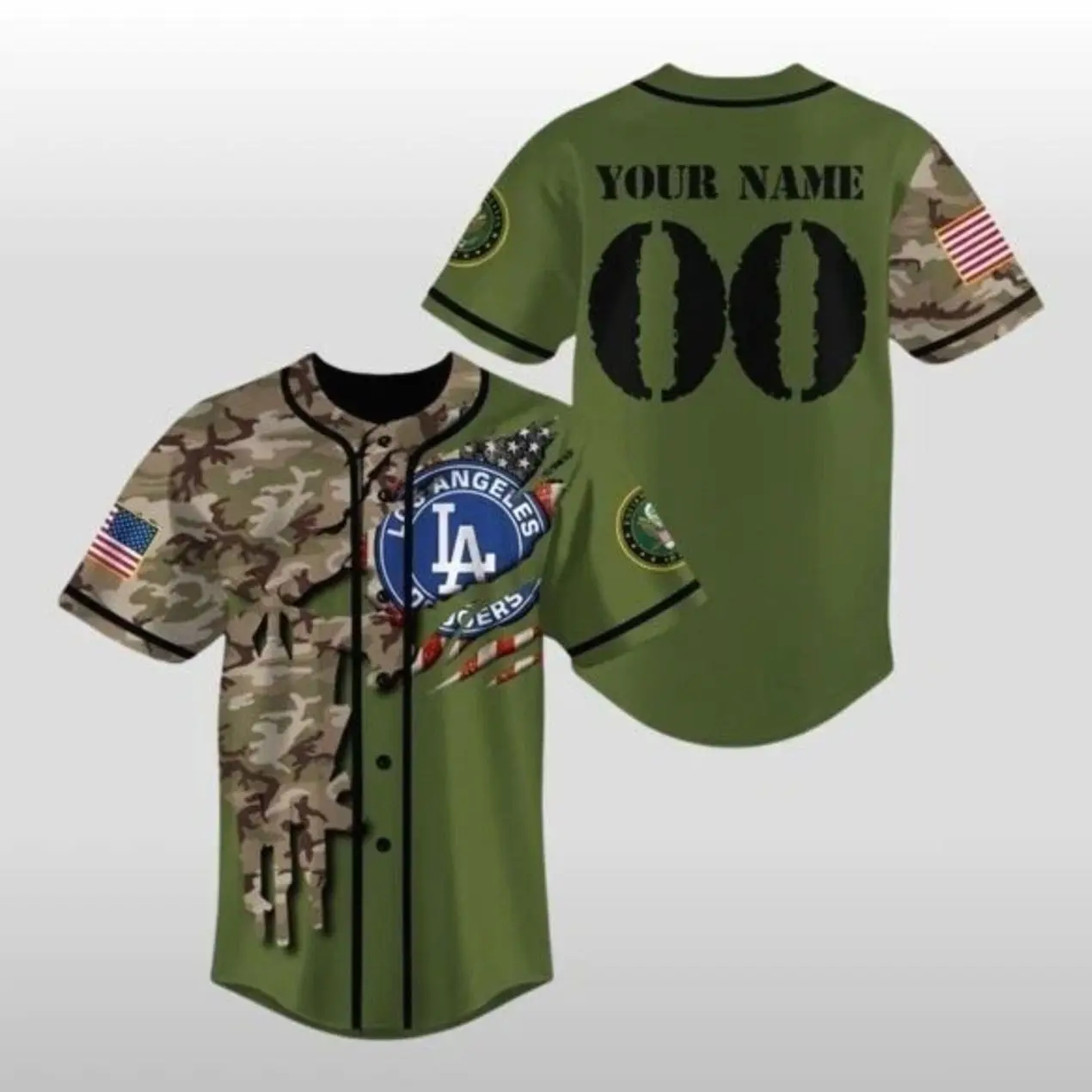 Dodgers Military Appreciation Night Camo Jersey 2026 REQ