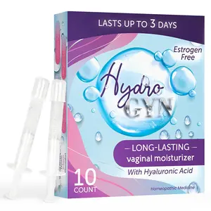 Hydro GYN Vaginal Moisturizer | Long-Lasting Intimate Care Moisturizer for Vaginal Dryness & Irritation | Hyaluronic Acid & Vitamin E | Hormone-Free Feminine Care | Pre & Post Menopausal | 10 Pre-Filled Applicators