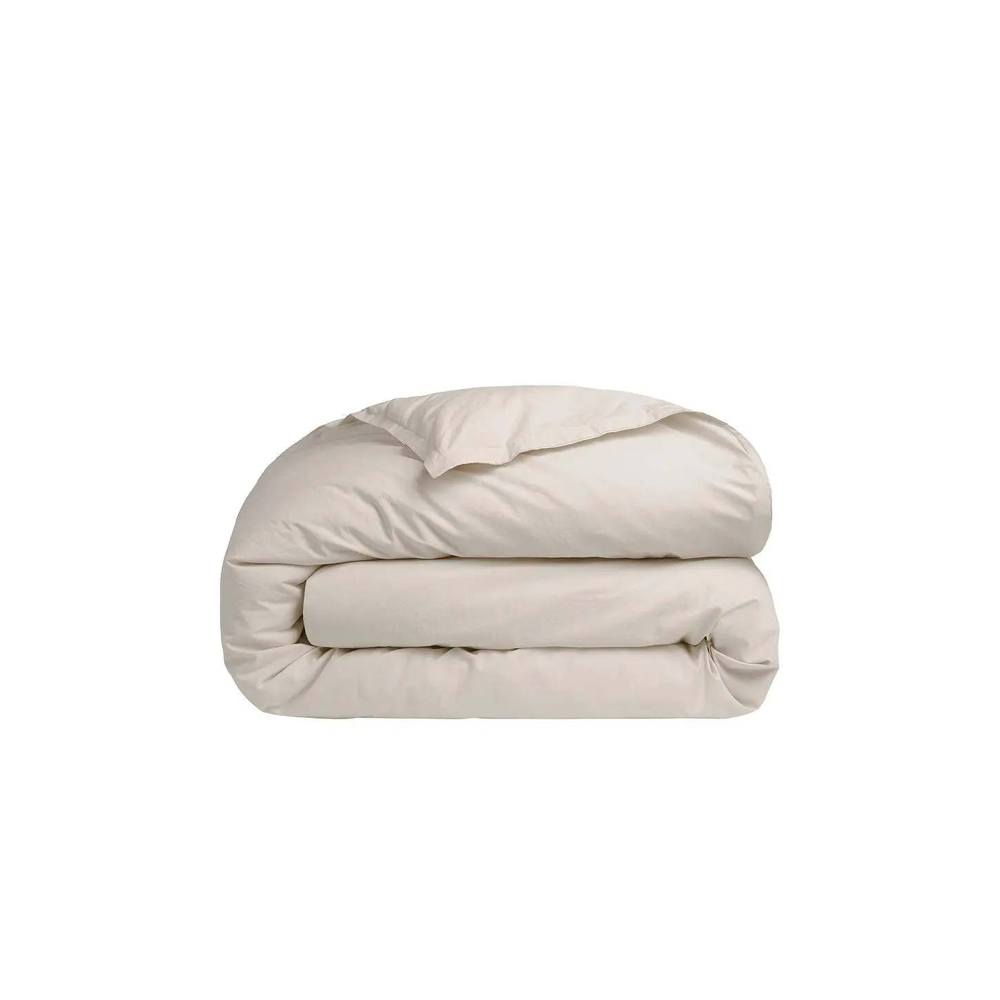 Parachute Percale Duvet Cover in Bone