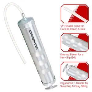 CARBYNE Suction Gun Fluid Extractor, Heavy Duty Professional Quality, Ideal for Automotive, Garage, and Shop Applications