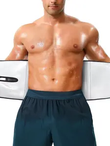 Men's Neoprene Workout Waist Trainer, Sauna Sweat Belt for Weight Loss & Body Shaping, Adjustable Elastic Band for Comfortable Fit, Waist Trimmer Belt