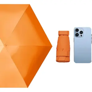 UPF50+ Waterproof Parasol Mini Umbrella for Travel - Small, Compact, Lightweight, UV Protection,