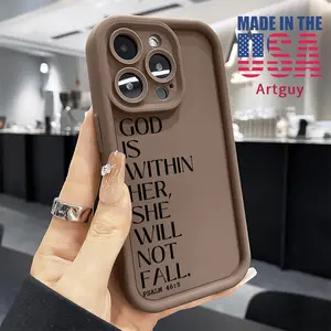 Case for iPhone 16 Pro Max 15 Plus 16E 14 13 12 11 XS XR Simple Black English Advanced fashion gift Pocket-Friendly Shockproof Silicone Protective Softcase