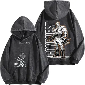 Invincible Conquest Shirt Graphic Tee Vintage Washed Hoodie Unisex Streetwear Anime Tee Conquest Viltrumite Hello Mark Comic Apparel Gift for Invincible Fans