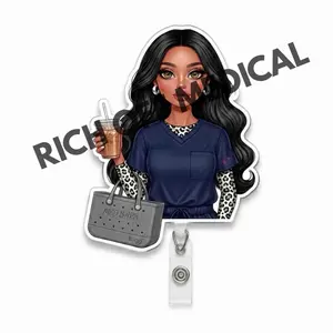 Beauty Med Barb Badge Reel