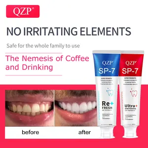 Whitening Toothpaste,Deep Cleaning For Fresh Breath,Oral Care Toothpaste For Home And Travel Use,No Irritating Elements,For Sensitive Teeth,QZP SP-7,TT