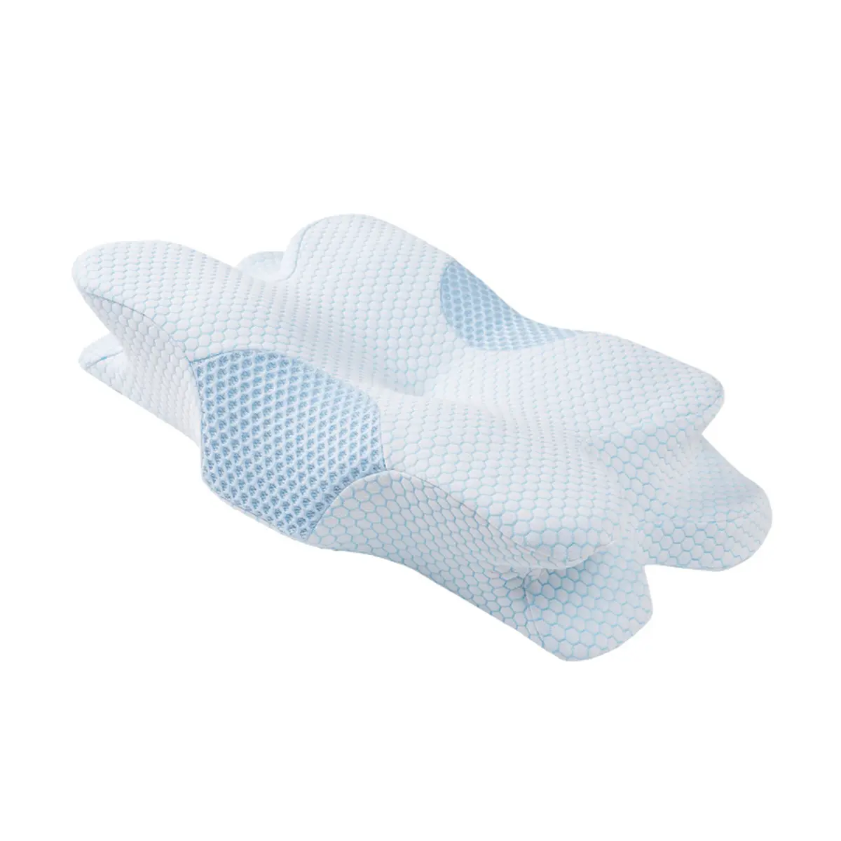 Ergonomic Neck Cervical Pillows for Pain Relief Molded Memory Foam Core Bed Pillow Adult Memory Foam Pillow