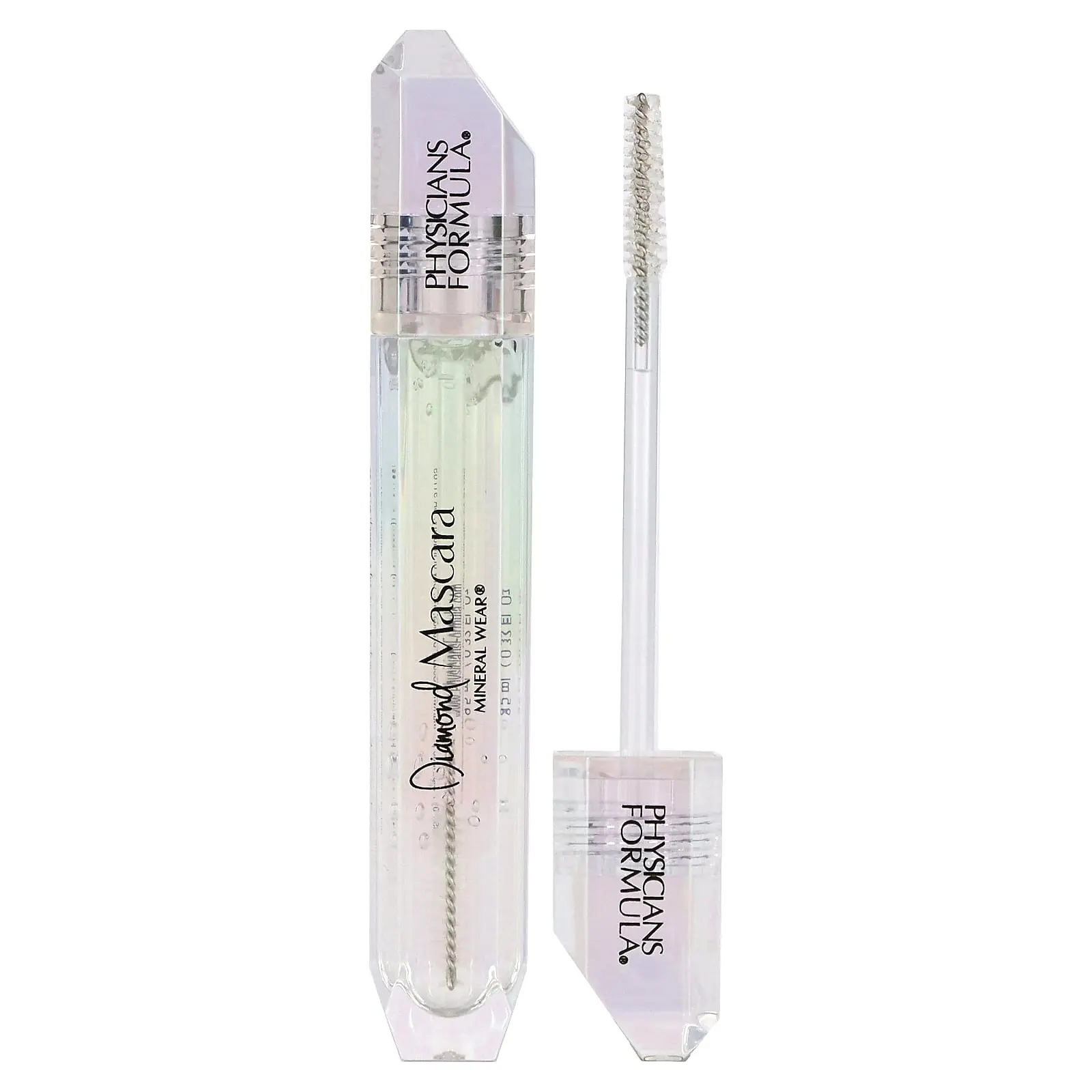 Physicians Formula Mineral Wear, Diamond Mascara, 5-In-1 Clear Mascara, 1711954 Clear Diamond, 0.32 fl oz (9.5 ml)