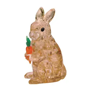 3D Crystal Puzzle - Rabbit: 43 Pcs