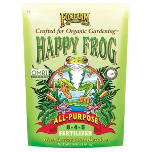Foxfarm 7739352 Happy Frog Pellets Multi-Purpose Organic Fertilizer, 4 lbs, Pellets Multi-Purpose Fertilisers