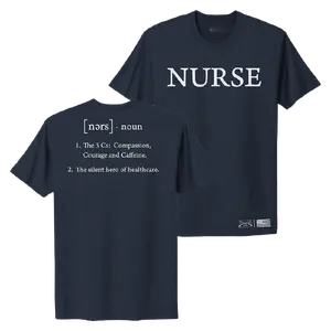 Women's Nurse Defined Boyfriend Fit T-Shirt - Midnight Navy