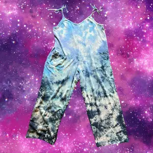 Practicing Impermanence Reiki Infused Tie Dye Pants Romper M