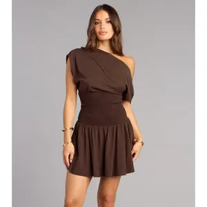 Effortlessly Done One Shoulder Dress