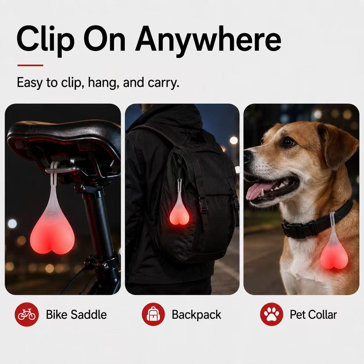 Heart LED light modes