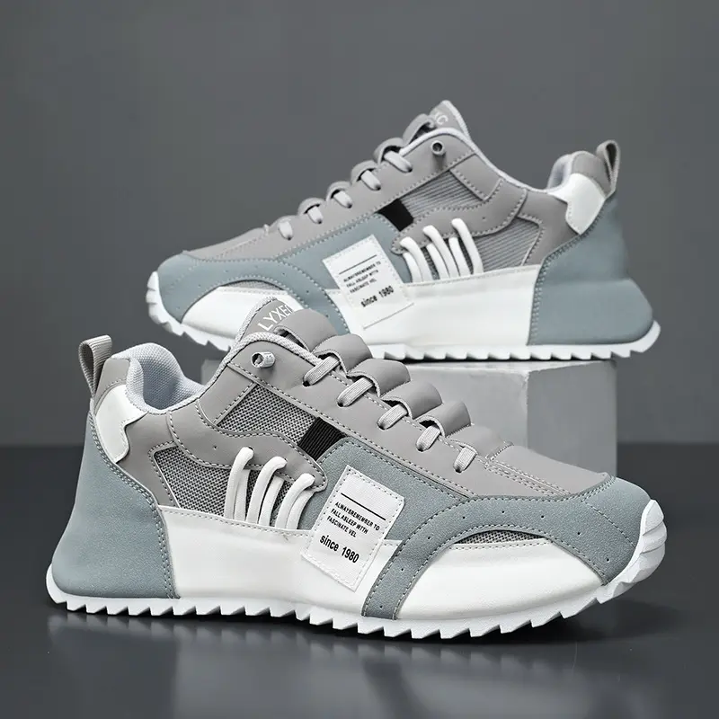 Men's shoes new styles in autumn 2026 breathable sports and casual with wrapped soles fashionable trendy Boy Running Closed Training Runner Trainer Sneaker Footwear Athletic practical responsive street style stylish