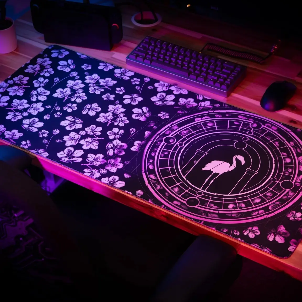 Sleep Token "Arcadian Bloom" Gaming Deskmat,Worship Inspired Deskmat, Gothic Gaming Mouse Pad, Gift For Fan