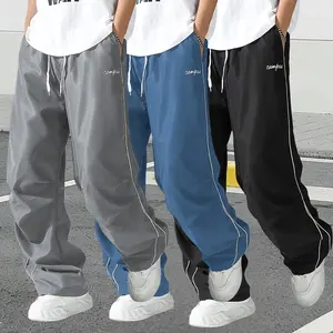 Men’s 2/3-Pack Sports Pants — Outdoor Mountaineering Casual Straight-Leg Long Pants with Pockets, Striped or Solid Colors#SummerVibes#SummerVibes