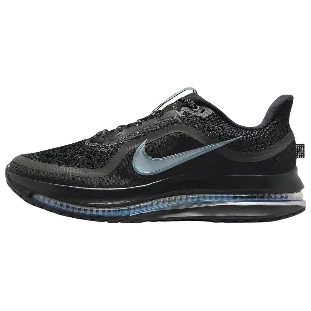 Nike Air Zoom Pegasus Premium Black Metallic Silver Versatile Comfort Low Top Running Shoes Men's HQ2592-005