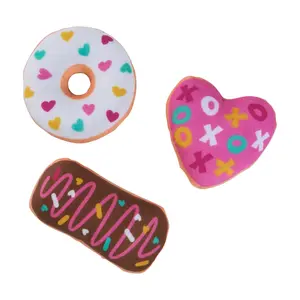 4 1/2" Mini Valentine's Day Stuffed Donuts - 12 Pc.