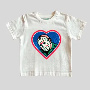 Vintage Jason Voorhees Graphic Baby Tee, Horror Monster Tshirt, 90s Y2k Slasher Tee
