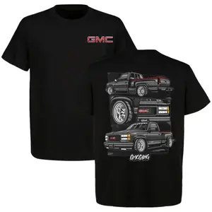 GMC Gang Truck T-Shirt, Pickup Truck Graphic Tee For OBS Lovers, Ultra Unisex Cotton Tee Classic Fit