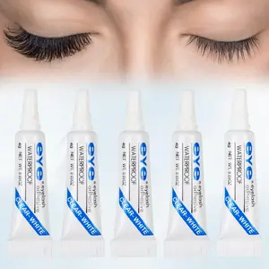 Waterproof Eyelash Glue, Eyelash Bond, Transparent Hypoallergenic Formula Eyelash Adhesive, Durable Latex-free Adhesive for False Eyelashes, Makeup, Cosmetics