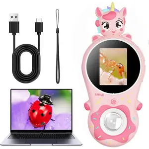 Kids Microscope,200X Magnifier for Kids,Mini Microscope for Educational Science Toys,for Age 3 4 5 6 7 8 Girls