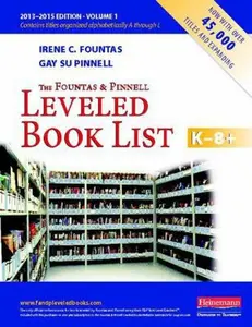 USED-The Fountas and Pinnell Leveled Book List K-8+, Volume 1 by Irene C. Fountas (Paperback)