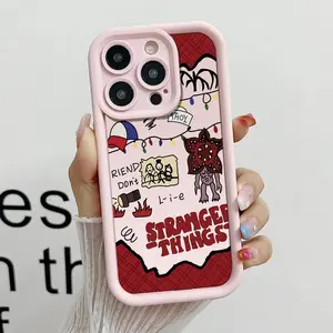 JIACC Stranger Things Pattern  Shockproof Phone Case for iPhone 17 Pro Max 16 15 14 13 12 11 Pro Plus Max Air  anti-collision