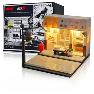 Fujiwara's Tofu Shop Japan Building Blocks Kit – Bricks Toys for 8+ Age Kids & Adults – Construction Toy with LED Lights – 358 Pieces or Blocks Set – for Boys, Hobbyist, CollectorFather's Day and Christmas gifts