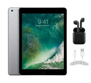 Refurbished Apple iPad 2017 (5th Gen) WiFi Only A1822 - Acceptable Condition with Wireless Earbuds & 1 Year Warranty