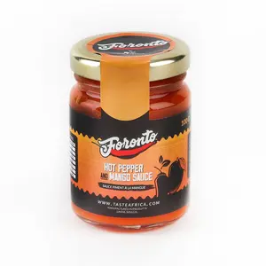Foronto Hot Pepper & Mango Sauce Flavor Salt - Spicy Chilli Heat with Natural Mango Sweetness - Perfect for Grilling & Dipping - No Artificial Colors - 100g Jar