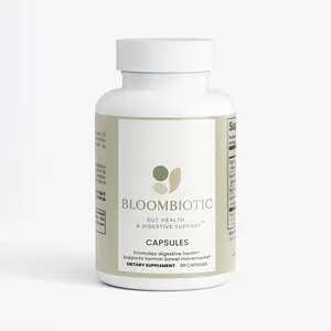 Bloombiotic Gut Health & Digestive Support Capsules - Organic Apple Cider Vinegar Powder & Inulin for Digestive Wellness - 60 Capsules