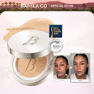 BANILA CO Covericious Ultimate Cover Cushion | 100HR Long-Wear Foundation | 20 Shades for All Tones | Sweat-Proof, Transfer-Resistant Korean Cushion Foundation | Full Coverage, Matte Finish, Lightweight Hydrating Formula Concealer Compact Cosmetic