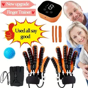 Hand Rehabilitation Robotics Glove 3-in-1 Finger Exerciser Adjustable Resistance Therapist Real-time Feedback Smart Training Program for Poststroke Hand Strength & Flexibility
