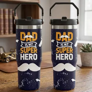 Father's Day, Birthday Gift for Dad, Dad 40oz 30oz 20oz Tumbler, Insulated Stainless Steel Tumbler Laser Engraved Double Wall Travel Mug