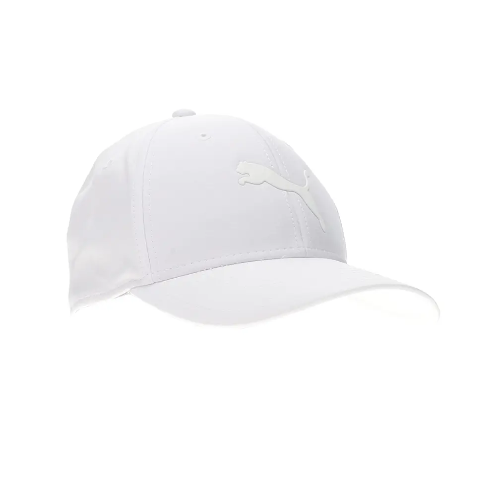PUMA Mens Addison 2.0 Stretch Fit Cap Casual - White