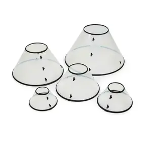 Elizabethan Dog and Cat Collars Recovery Vet Chewing Healthy Behavior Cone of Shame