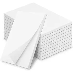 Note Pads 3x5 In, 10 Pack Blank Server Notepad, 50 Sheets Per Scratch Memo Pads for Grocery Shopping To Do Lists, Small White Paper for Writing Quick Notes Work Home Office