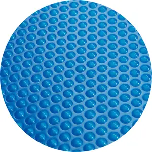 COSTWAY - 8 Feet Round Solar Pool Cover 12 Mil for In-Ground Above-Ground Swimming Pools