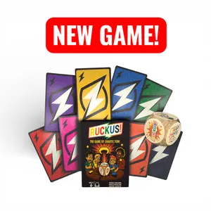 Ruckus! Fast-Paced Party Card Game with Chaos Die for Chaotic Fun and Strategic Play