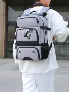 This hiking backpack features Michael Jackson dance-inspired design and is a multi-layered travel bag, perfect for back-to-school or New Year's gifts.