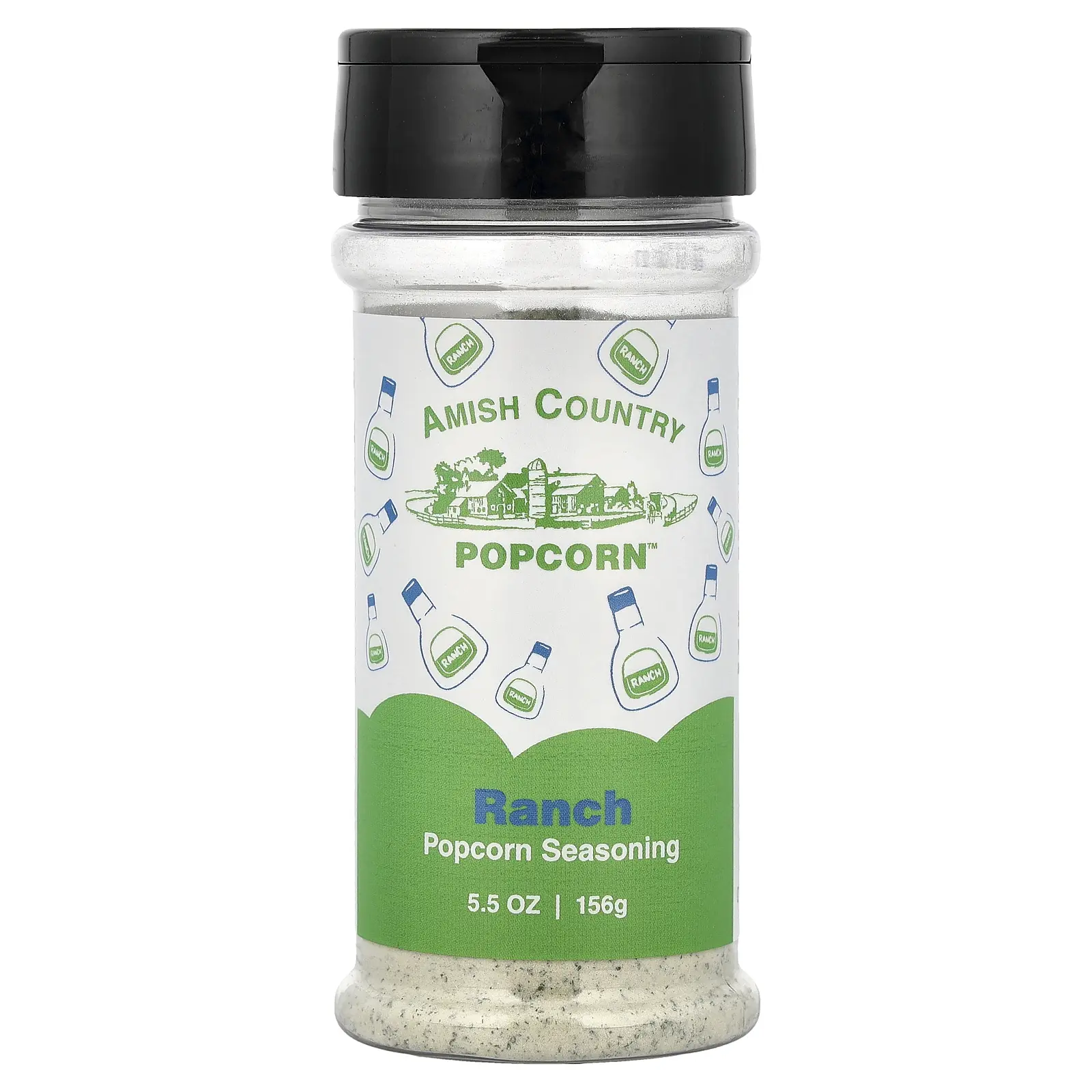 Amish Country Popcorn Popcorn Seasoning, Ranch, 5.5 oz (156 g)