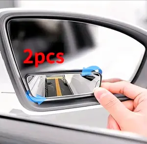 2PCS Blind Spot Mirror HD Wide Angle Car Side Mirror – Adjustable Safety Rear View Mirrors Automotive Car Accessories